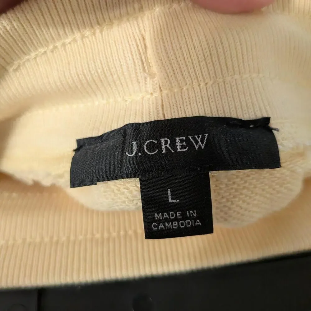 JCrew Yellow Sweat Shorts With White Lining